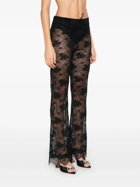 Oséree lace trousers - Black