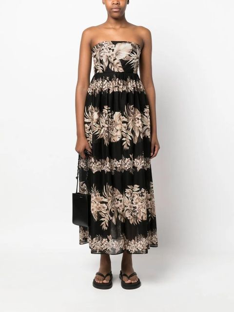TWINSET floral-print maxi dress - Black - zdjęcie produktu nr 2