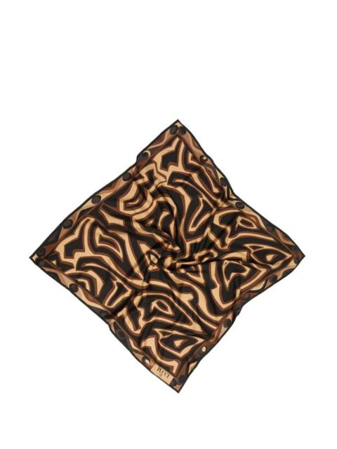 PUCCI patterned scarf - Black - zdjęcie produktu nr 1