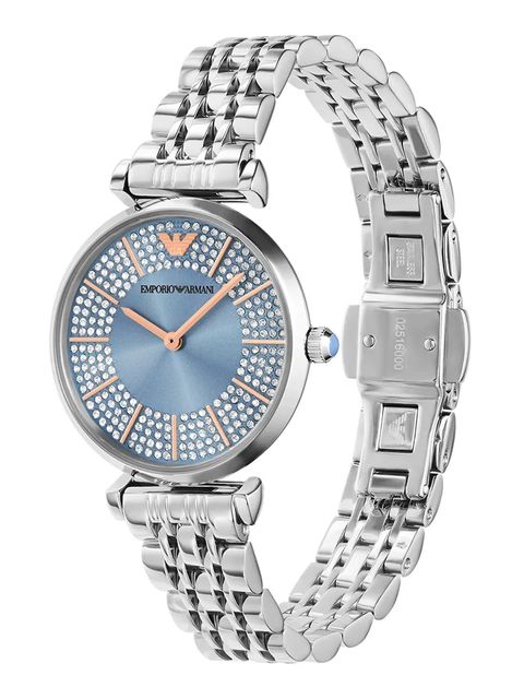 Emporio Armani zegarek Gianni T-Bar damski kolor srebrny AR11594 - zdjęcie produktu nr 2