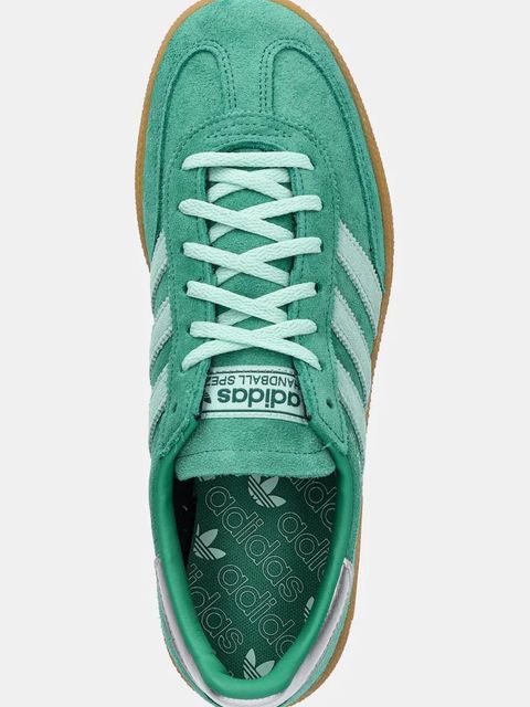 adidas Originals sneakersy zamszowe Handball Spezial ST W kolor zielony JS2908