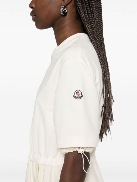 Moncler cotton midi dress - Neutrals