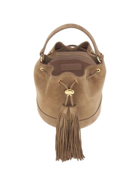 Gianvito Rossi Sienna tassel-detail bucket bag - Neutrals