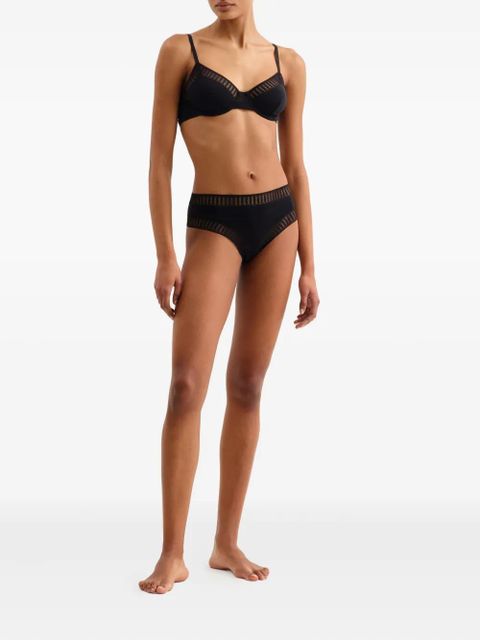 ERES Paulette Graph lace full-cup bra - Black