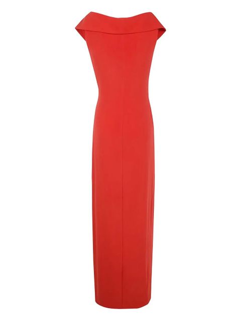 Lauren Ralph Lauren knot-detail maxi dress - Red - zdjęcie produktu nr 2
