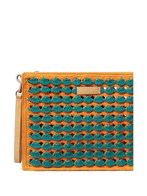 Tory Burch hand-crocheted pouch - Orange