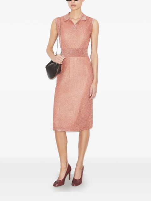 Tory Burch polo mesh dress - Pink - zdjęcie produktu nr 2