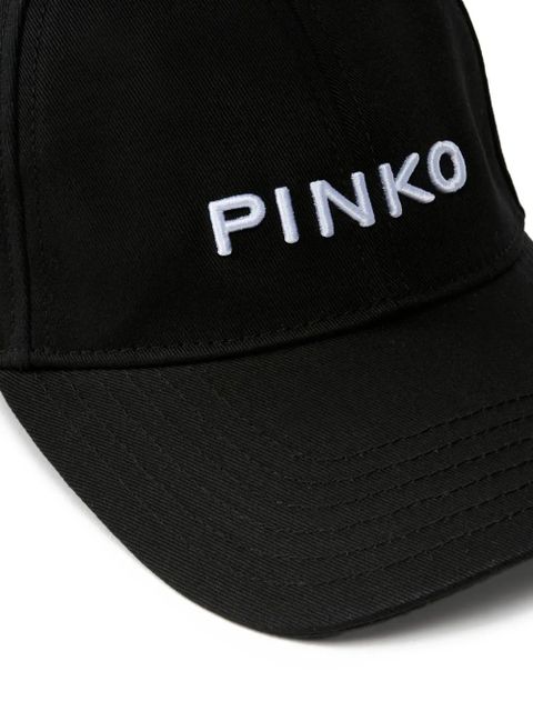 PINKO logo-detail baseball cap - Black