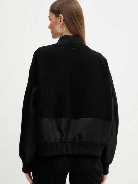 BOSS kurtka bomber z domieszką wełny