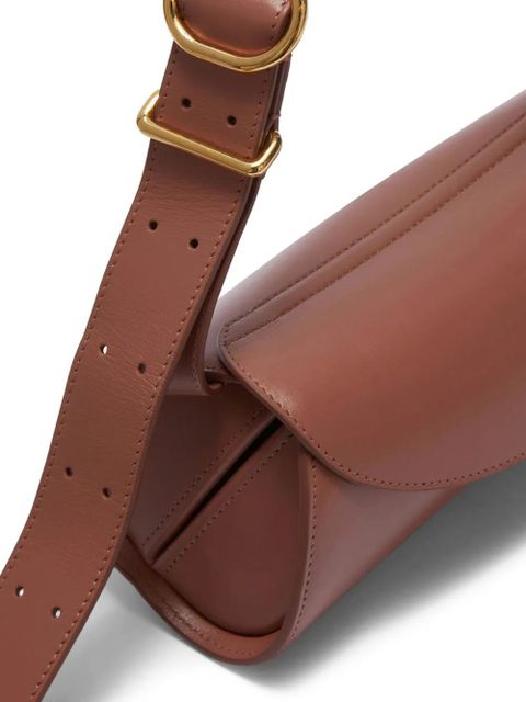 Jil Sander small Cannolo shoulder bag - Brown