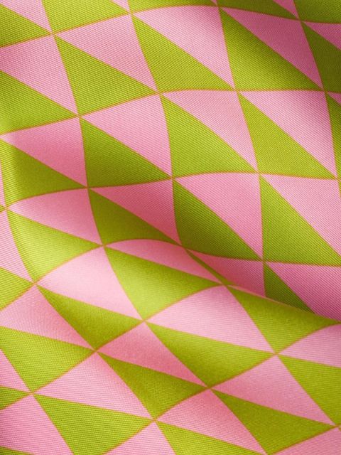 Prada printed silk scarf - Green - zdjęcie produktu nr 2