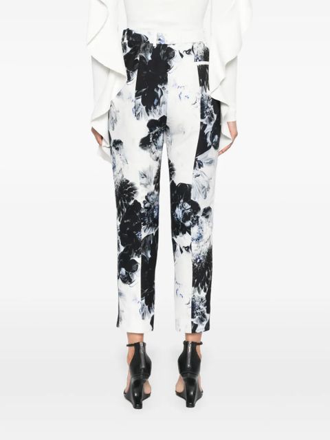 Alexander McQueen high-waisted trousers - White