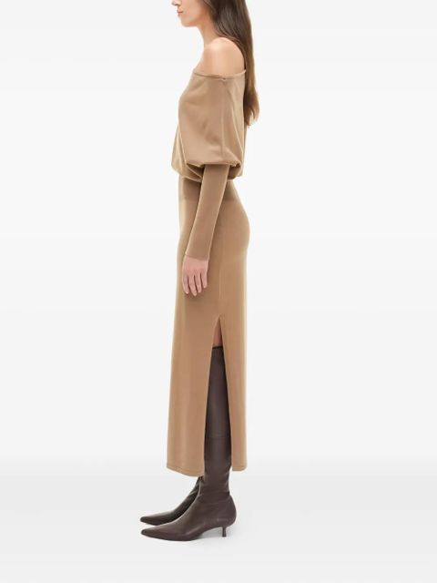 Simkhai One-Shoulder midi dress - Neutrals - zdjęcie produktu nr 2