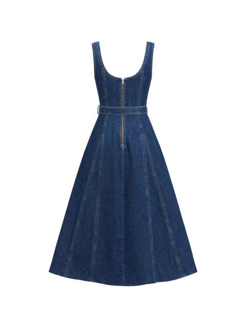 Self-Portrait denim mini dress - Blue - zdjęcie produktu nr 2