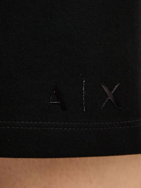 Armani Exchange sukienka kolor czarny mini prosta XW000756 AF16136