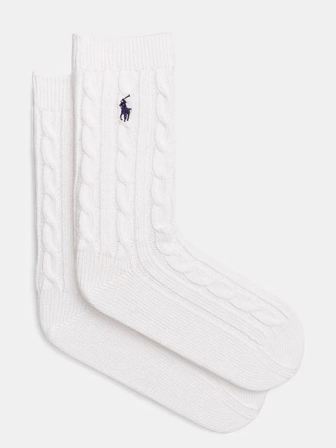 Polo Ralph Lauren skarpetki damskie kolor biały 455955244