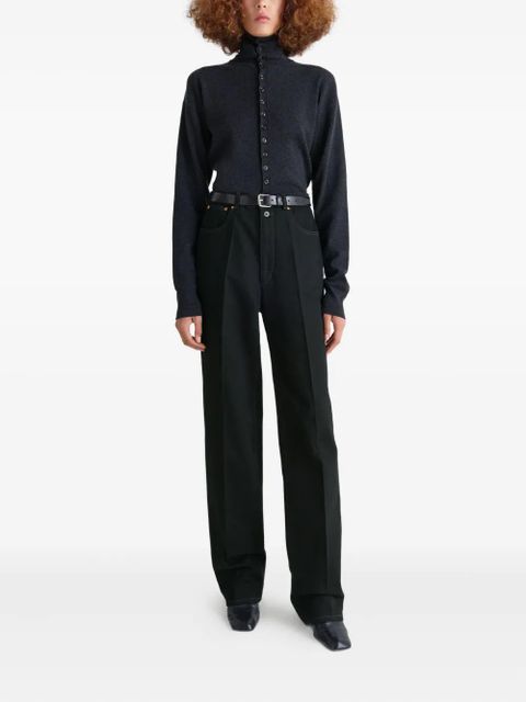 LEMAIRE high-waisted trousers - Black - zdjęcie produktu nr 2
