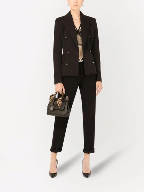 Dolce & Gabbana Dolce double-breasted wool blazer - Black - zdjęcie produktu nr 2