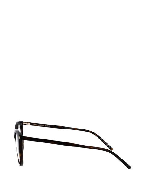 Saint Laurent Eyewear round-frame glasses - Brown