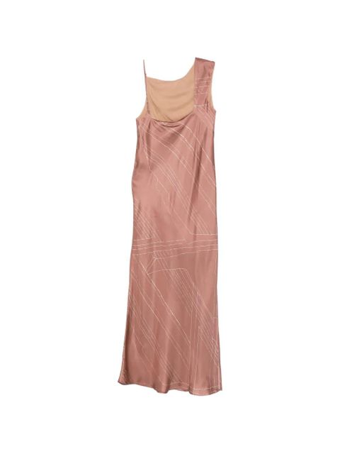 Alysi asymmetric printed maxi dress - Pink - zdjęcie produktu nr 2
