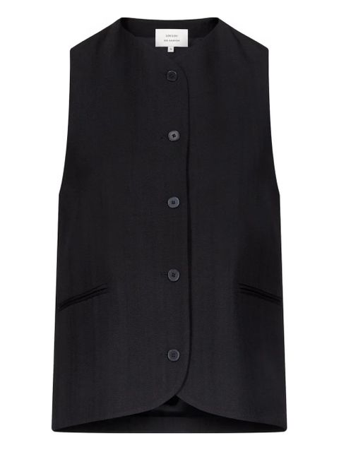 LouLou de Saison Paco single-breasted vest - Black - zdjęcie produktu nr 1