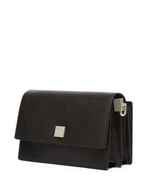 Max Mara Biancaroughs leather shoulder bag - 003 BLACK - zdjęcie produktu nr 2