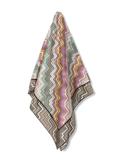 Missoni zigzag scarf - Neutrals