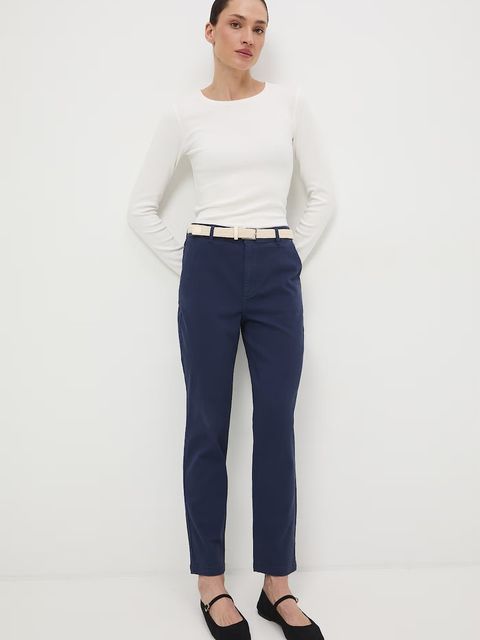 Medicine spodnie chinos damskie bawełniane z elastanem - zdjęcie produktu nr 1