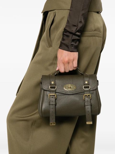 Mulberry mini Alexa leather cross body bag - Green - zdjęcie produktu nr 2