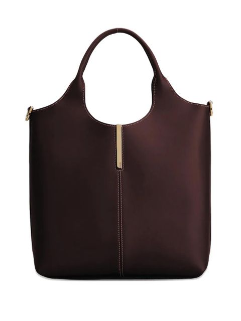 Tod's small leather tote bag - Brown - zdjęcie produktu nr 1