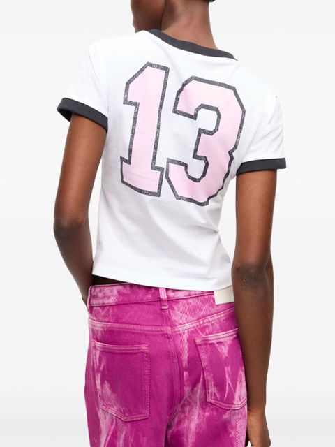 GANNI graphic-print T-shirt - White