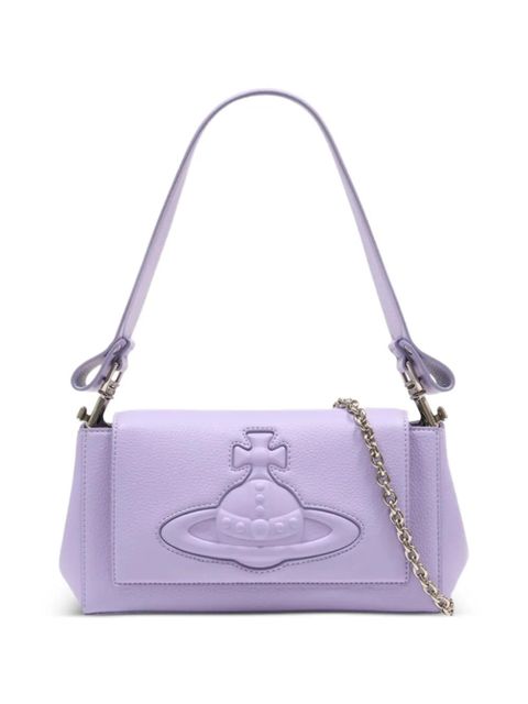 Vivienne Westwood medium Hazel orb-motif shoulder bag - Purple - zdjęcie produktu nr 1