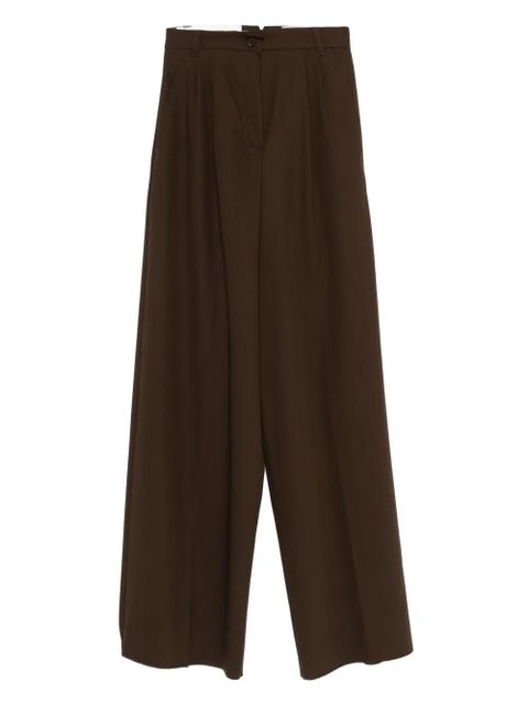 Weekend Max Mara pleated trousers - Brown - zdjęcie produktu nr 1