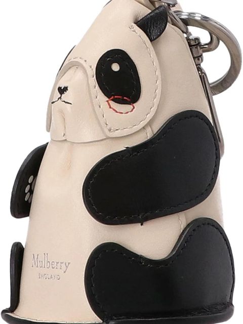 Mulberry panda-shaped leather keyring - Neutrals - zdjęcie produktu nr 2