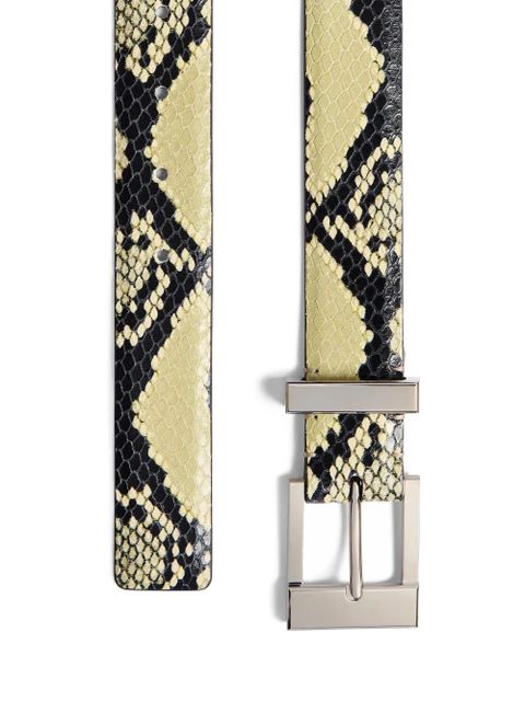 KHAITE medium Manhattan belt - Yellow - zdjęcie produktu nr 2