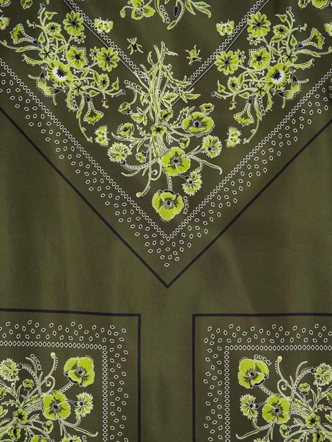 Gucci floral silk skirt - Green - zdjęcie produktu nr 2