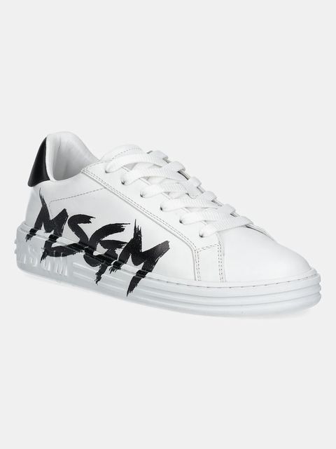 MSGM sneakersy skórzane - zdjęcie produktu nr 2