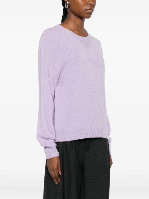 SOLOTRE V-neck sweater - Purple
