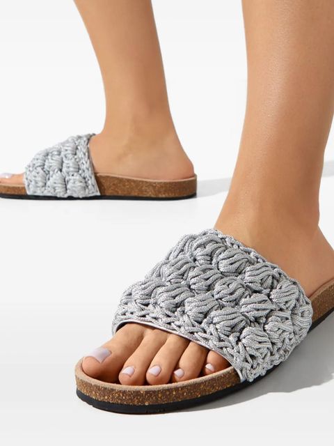JW Anderson braided flat sandals - Grey
