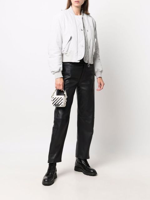 Off-White Hands Off logo bomber jacket - Grey - zdjęcie produktu nr 2