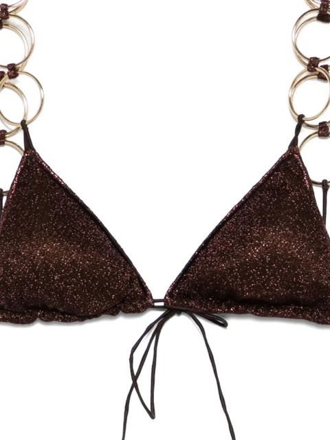 Oséree Lumiere embellished bikini - Brown - zdjęcie produktu nr 2