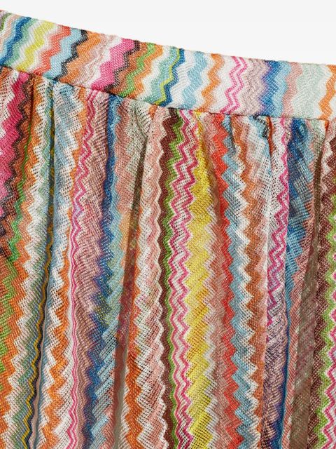 Missoni zigzag-motif shorts - Blue