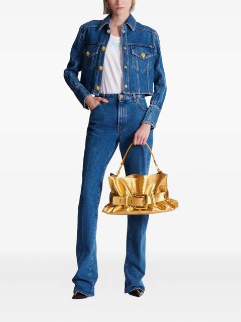 Balmain logo-print tank top - White