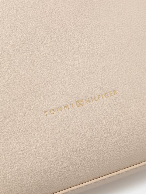 Tommy Hilfiger plecak damski kolor beżowy duży gładki AW0AW17654