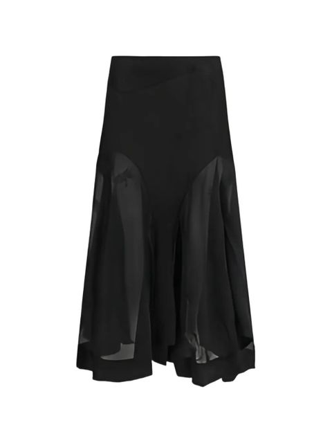 OUR LEGACY Petti panelled midi skirt - Black - zdjęcie produktu nr 1