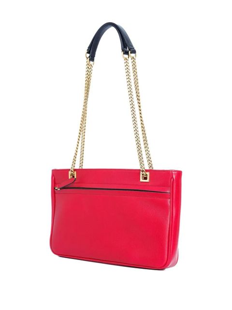 Valentino Garavani V-logo chain tote bag - Red