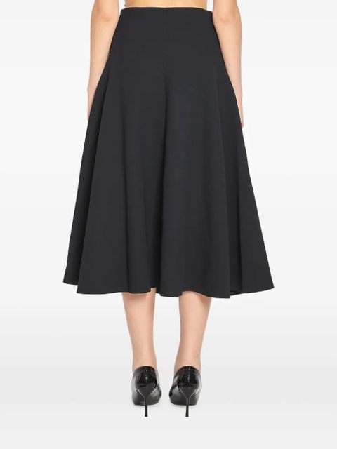Jacquemus flared midi skirt - Black