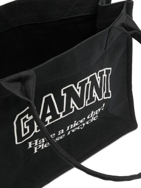 GANNI Easy tote bag - Black