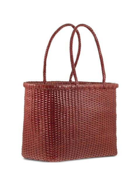 DRAGON DIFFUSION Weave woven-design shoulder bag - Red