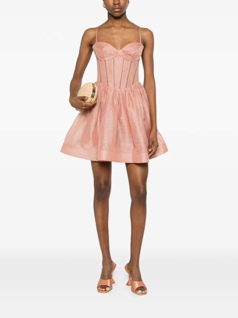 ZIMMERMANN sweetheart-neck mini dress - Pink - zdjęcie produktu nr 2